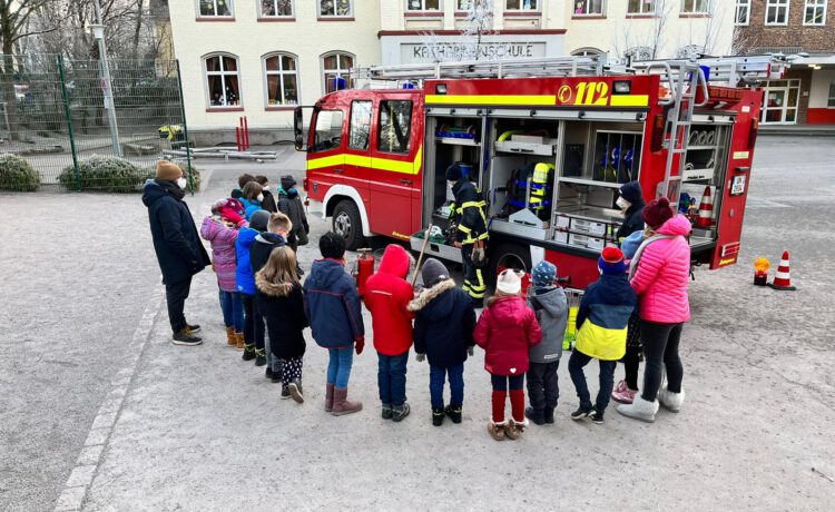 Die Feuerwehr war da