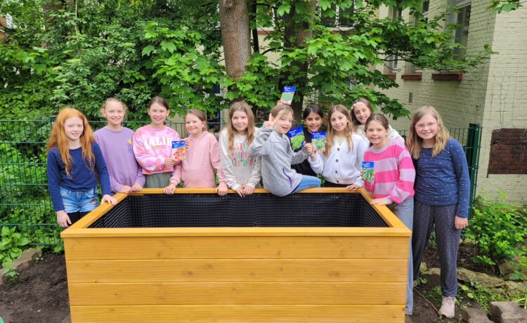 Hochbeet für den Schulgarten