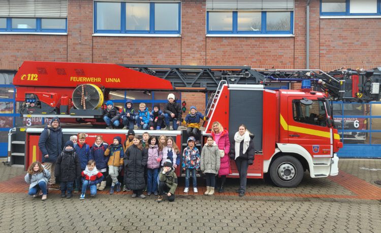 Besuch bei der Feuerwehr Unna