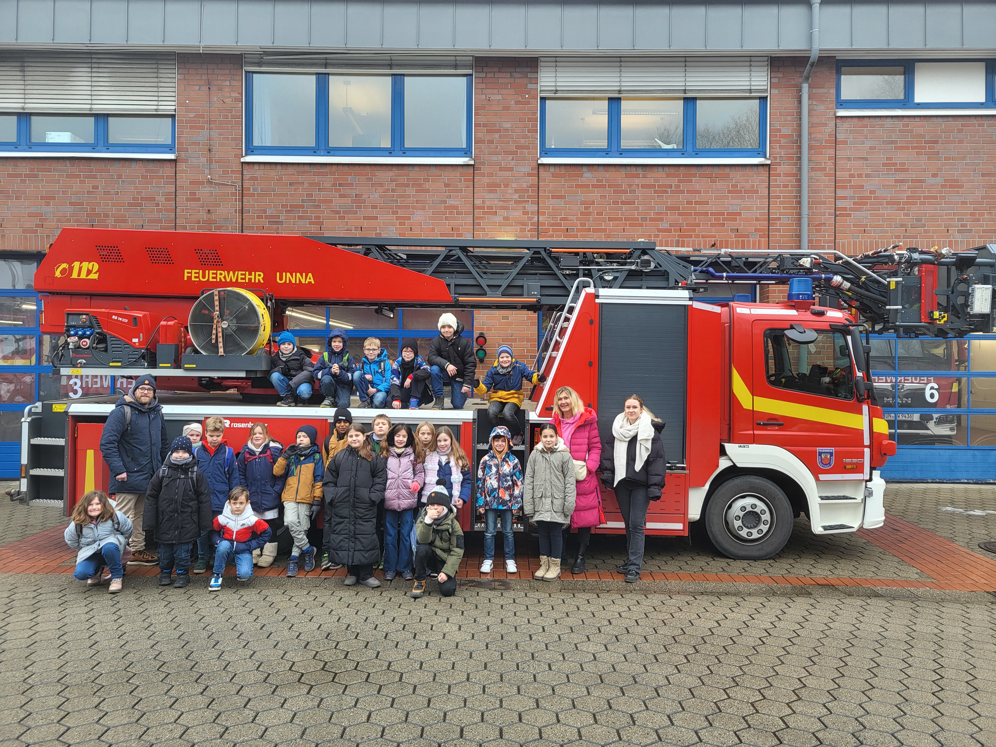 Besuch bei der Feuerwehr Unna