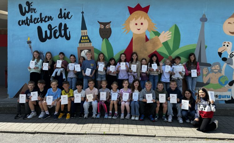 So viele Ehrenurkunden für die Katharinenschule