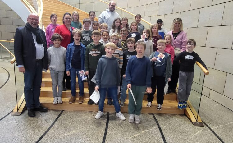 Besuch im Landtag in Düsseldorf